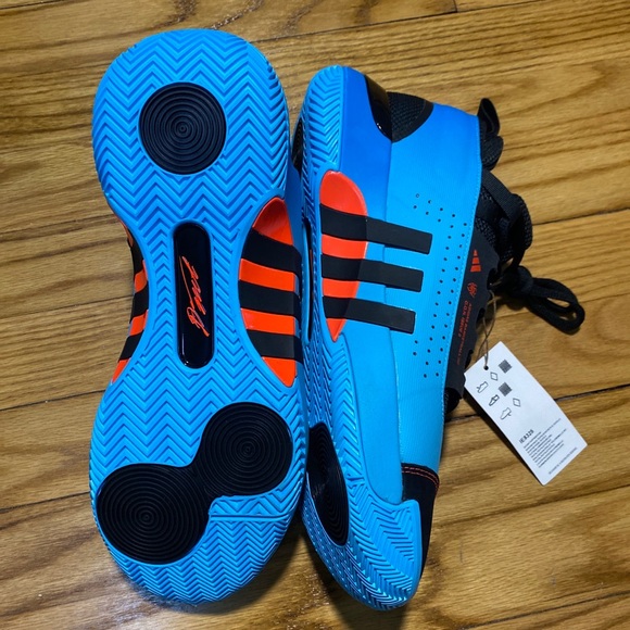 adidas Other - Adidas Don Issue 5 Bright Cyan Black Blue Rush Men’s Sz New No Box!